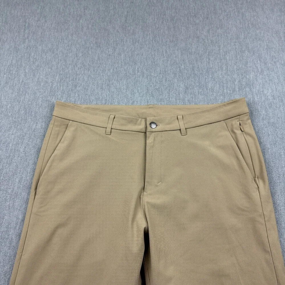 Lululemon Pants Mens 36 Tan Commission‎ Slim Fit Warpstreme 31